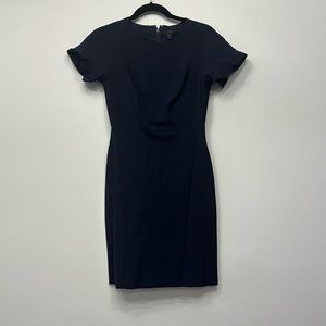 J. Crew navy professional work dress petite size 0P